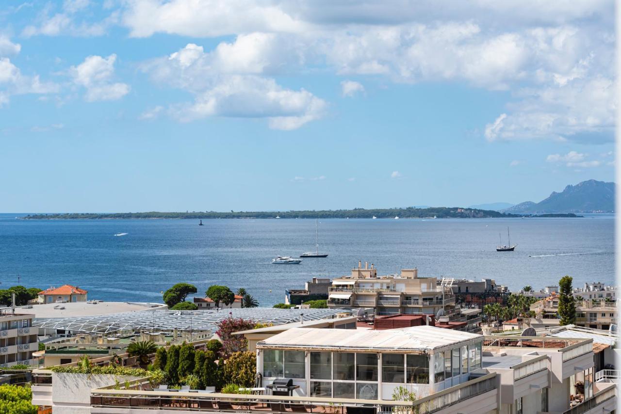 Appartamento Vue mer 180° cocon à 7 min de la plage piscine AC Antibes Esterno foto